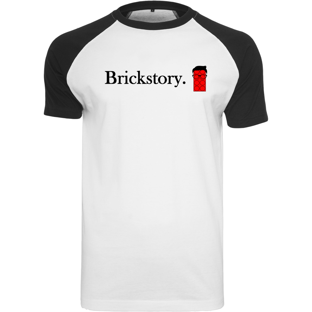 Brickstory Brickstory - Original Logo T-Shirt Raglan Tee white