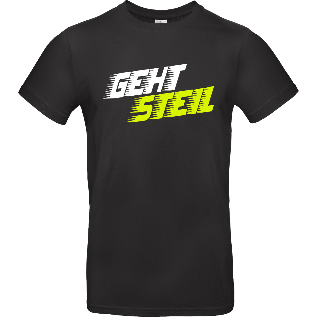 DavidBost Classic Geht Steil 2.0 T-Shirt B&C EXACT 190 - Black