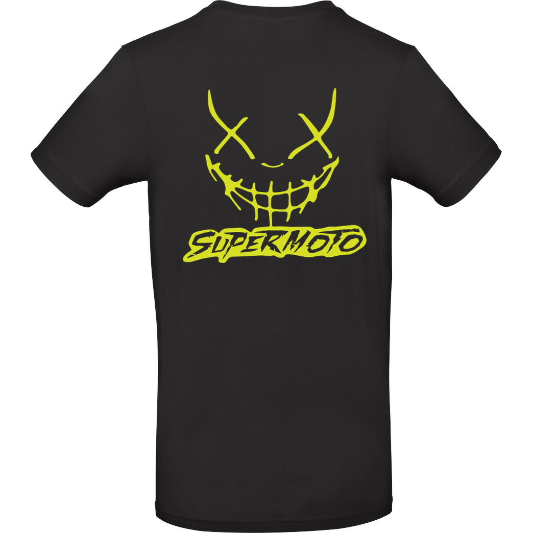 DavidBost David Bost - Supermoto Neon Gelb Edition T-Shirt B&C EXACT 190 - Black