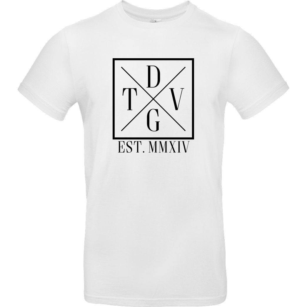 DennisGamingTV DennisGamingTV - X-Logo T-Shirt B&C EXACT 190 -  White