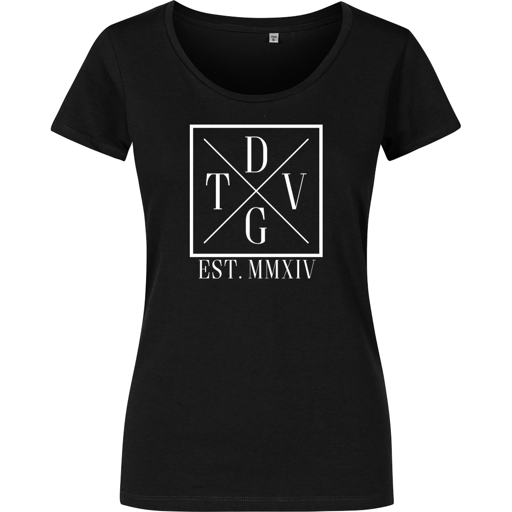 DennisGamingTV DennisGamingTV - X-Logo T-Shirt Girlshirt schwarz