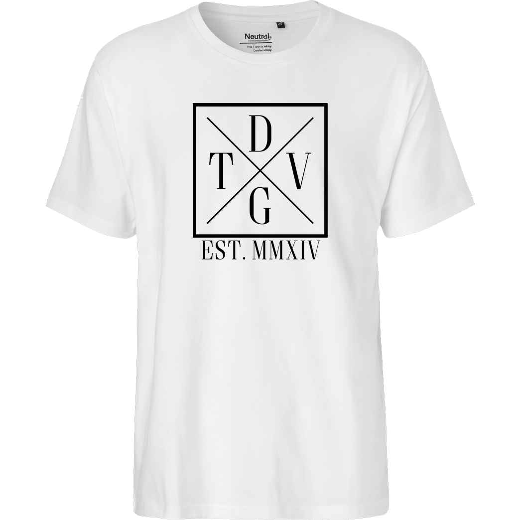 DennisGamingTV DennisGamingTV - X-Logo T-Shirt Fairtrade T-Shirt - white