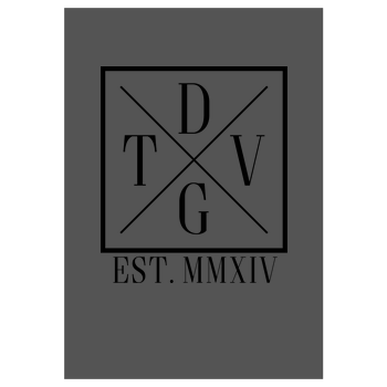 DennisGamingTV - X-Logo Art Print grey