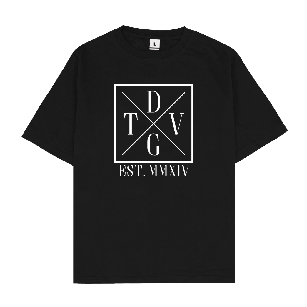 DennisGamingTV DennisGamingTV - X-Logo T-Shirt Oversize T-Shirt - Black