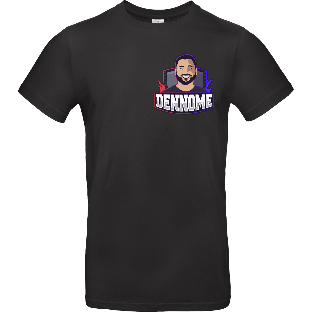 Dennome Dennome Logo Pocket T-Shirt T-Shirt B&C EXACT 190 - Black