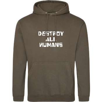 destroy all humans JH Hoodie - Khaki
