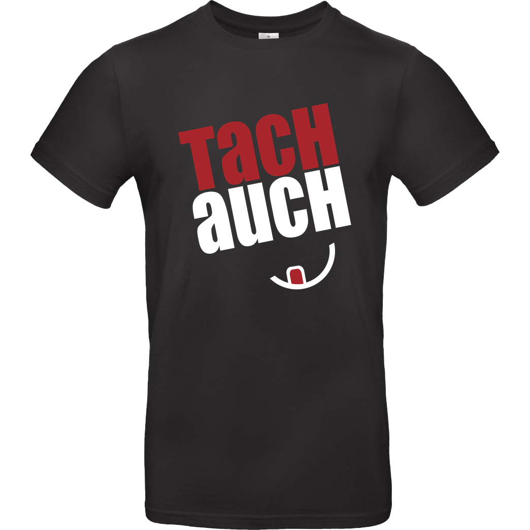 Ehrliches Essen Ehrliches Essen - Tachauch weiss T-Shirt B&C EXACT 190 - Black