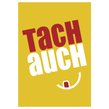 Ehrliches Essen - Tachauch weiss Art Print yellow