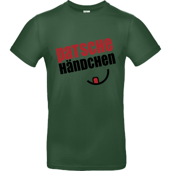 Ehrliches Essen - hmmmm jamjamjamjam schwarz B&C EXACT 190 -  Bottle Green
