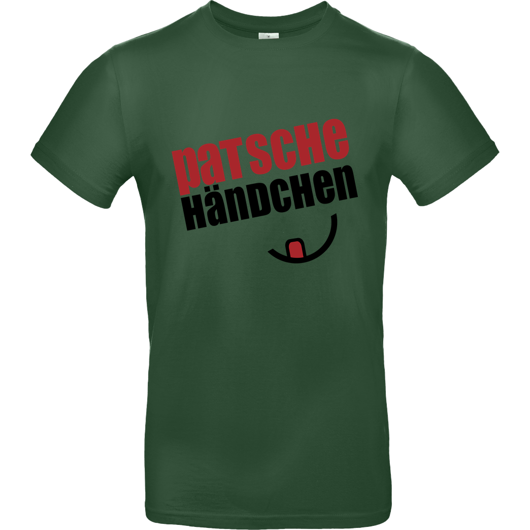 Ehrliches Essen Ehrliches Essen - hmmmm jamjamjamjam schwarz T-Shirt B&C EXACT 190 -  Bottle Green