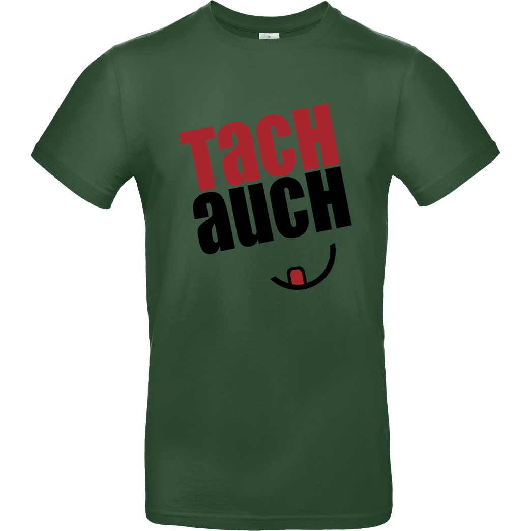 Ehrliches Essen Ehrliches Essen - Tachauch schwarz T-Shirt B&C EXACT 190 -  Bottle Green