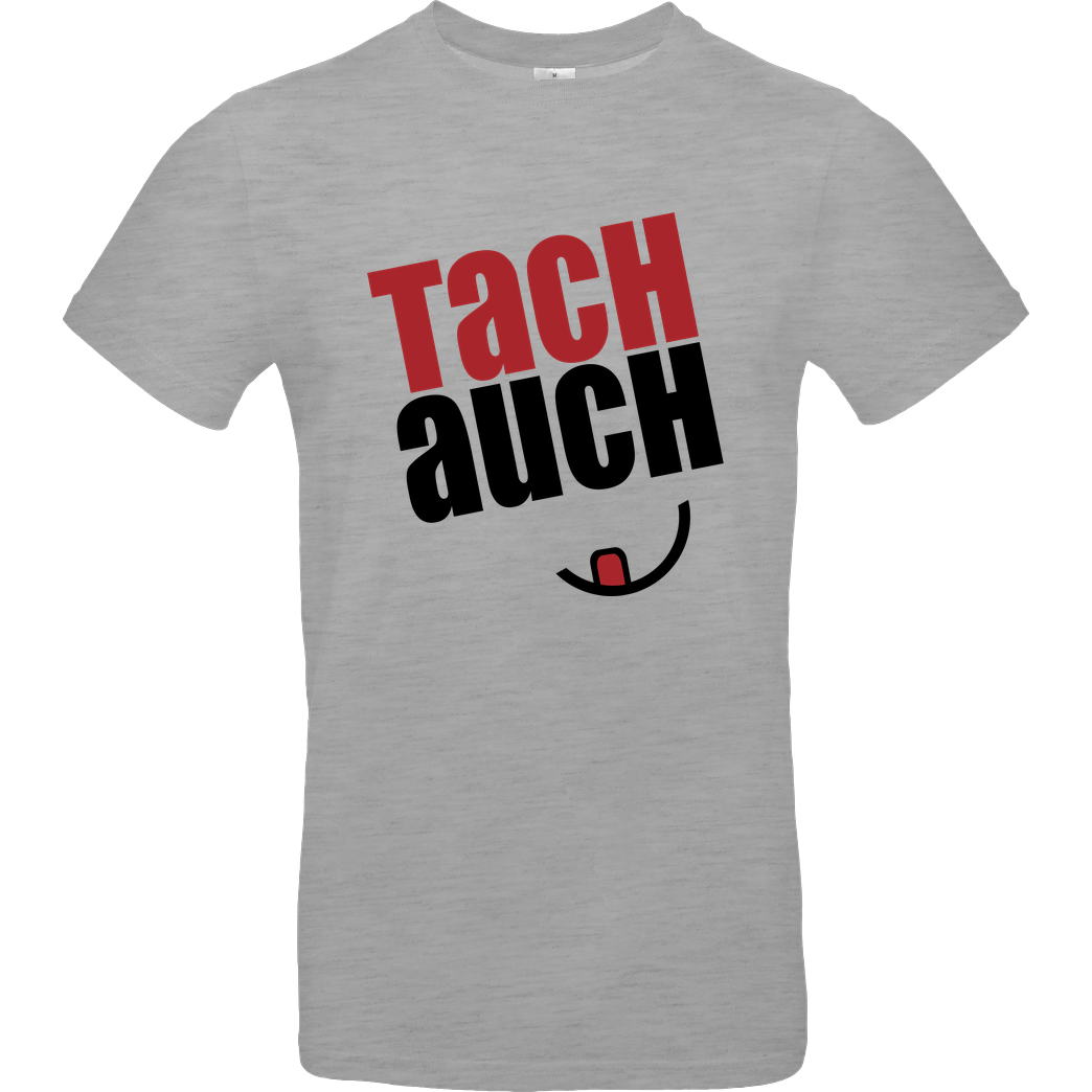 Ehrliches Essen Ehrliches Essen - Tachauch schwarz T-Shirt B&C EXACT 190 - heather grey