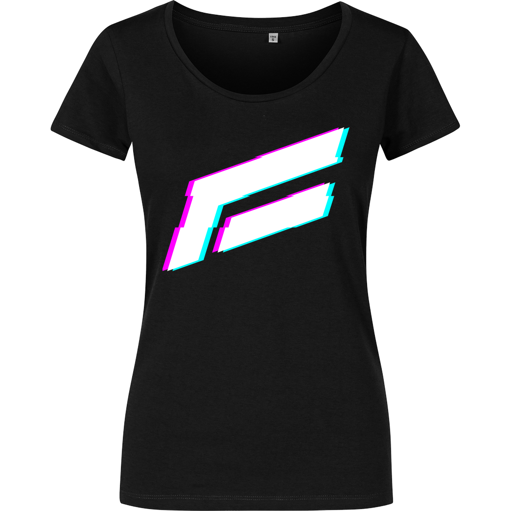 FantouGames FantouGames - Glitch T-Shirt Girlshirt schwarz