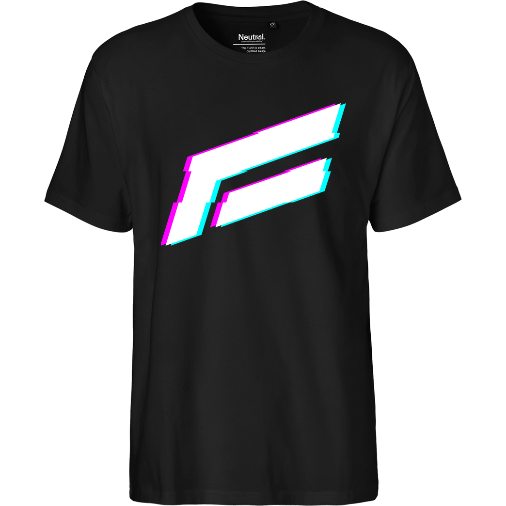 FantouGames FantouGames - Glitch T-Shirt Fairtrade T-Shirt - black
