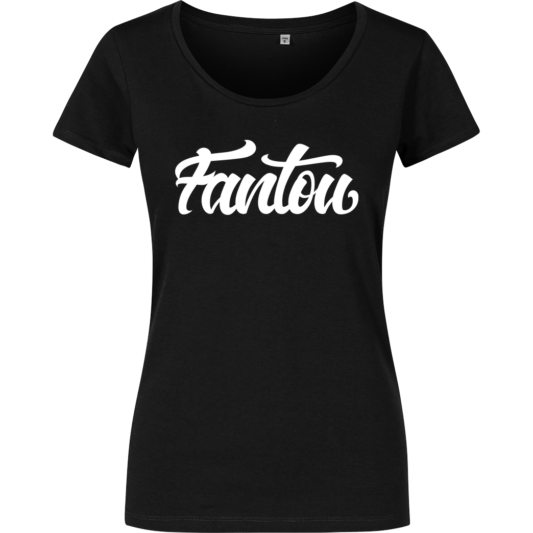 FantouGames FantouGames - Handletter Logo T-Shirt Girlshirt schwarz