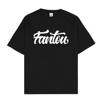 FantouGames - Handletter Logo Oversize T-Shirt - Black