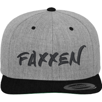 FaxxenTV - Logo Cap Cap heather grey/black