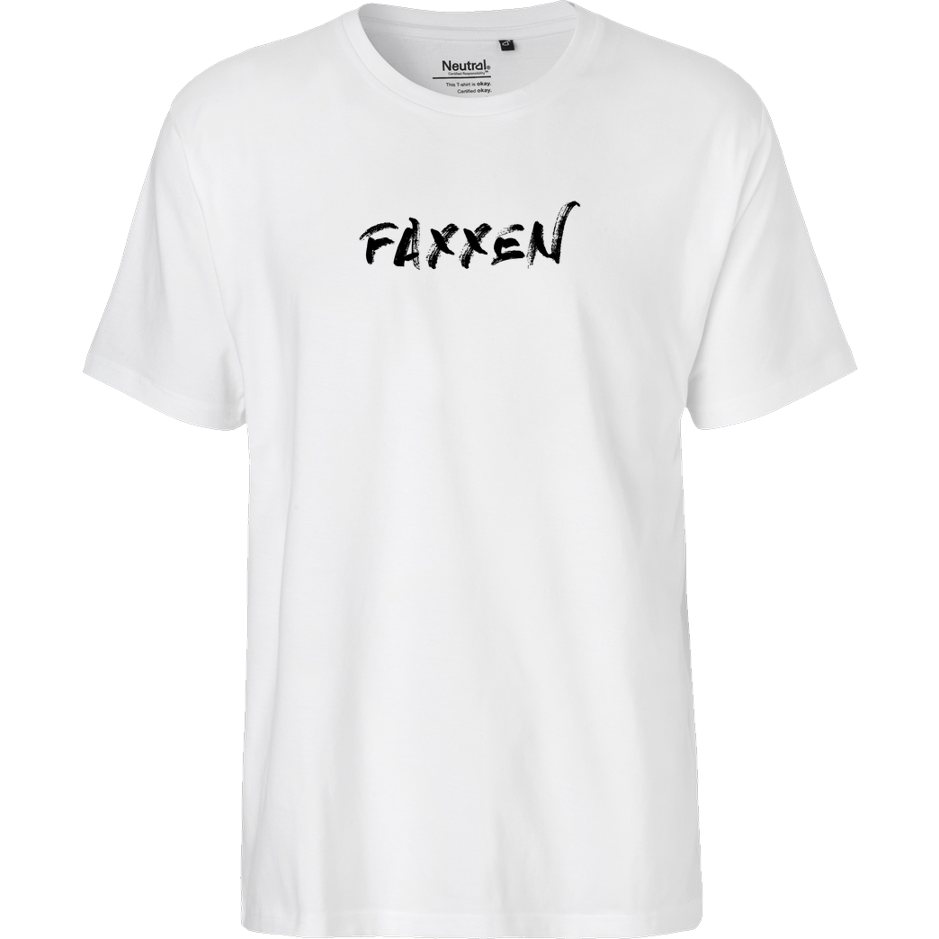 FaxxenTV FaxxenTV - Logo T-Shirt Fairtrade T-Shirt - white
