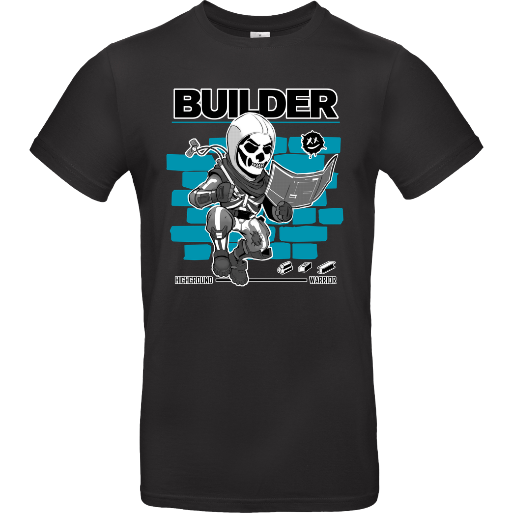 Fixx Fixx - Builder T-Shirt B&C EXACT 190 - Black