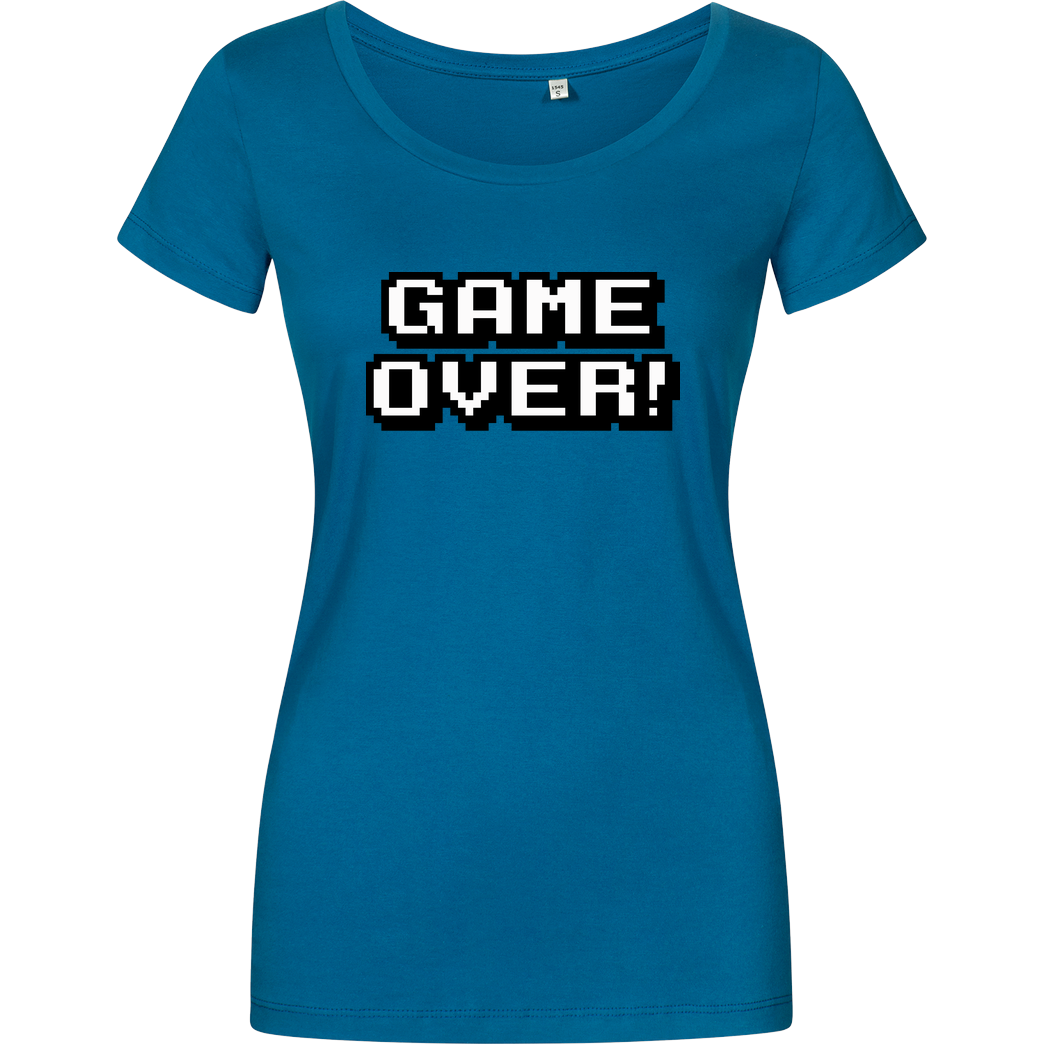 bjin94 Game Over T-Shirt Girlshirt petrol
