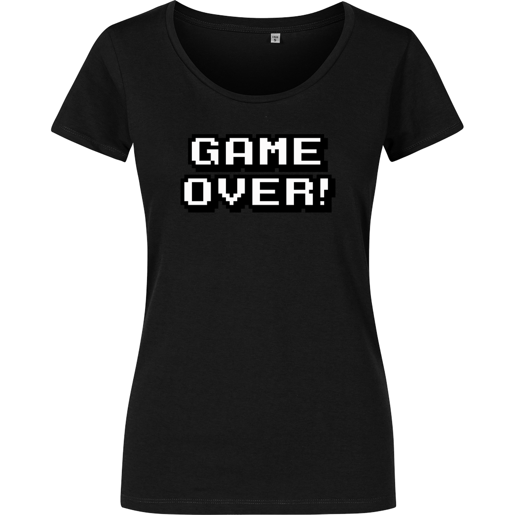 bjin94 Game Over T-Shirt Girlshirt schwarz