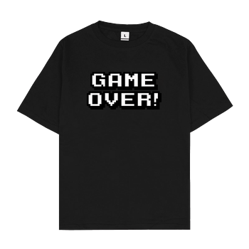 Game Over Oversize T-Shirt - Black