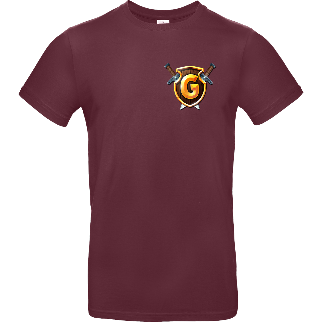 GommeHD GommeHD - Wappen klein T-Shirt B&C EXACT 190 - Burgundy