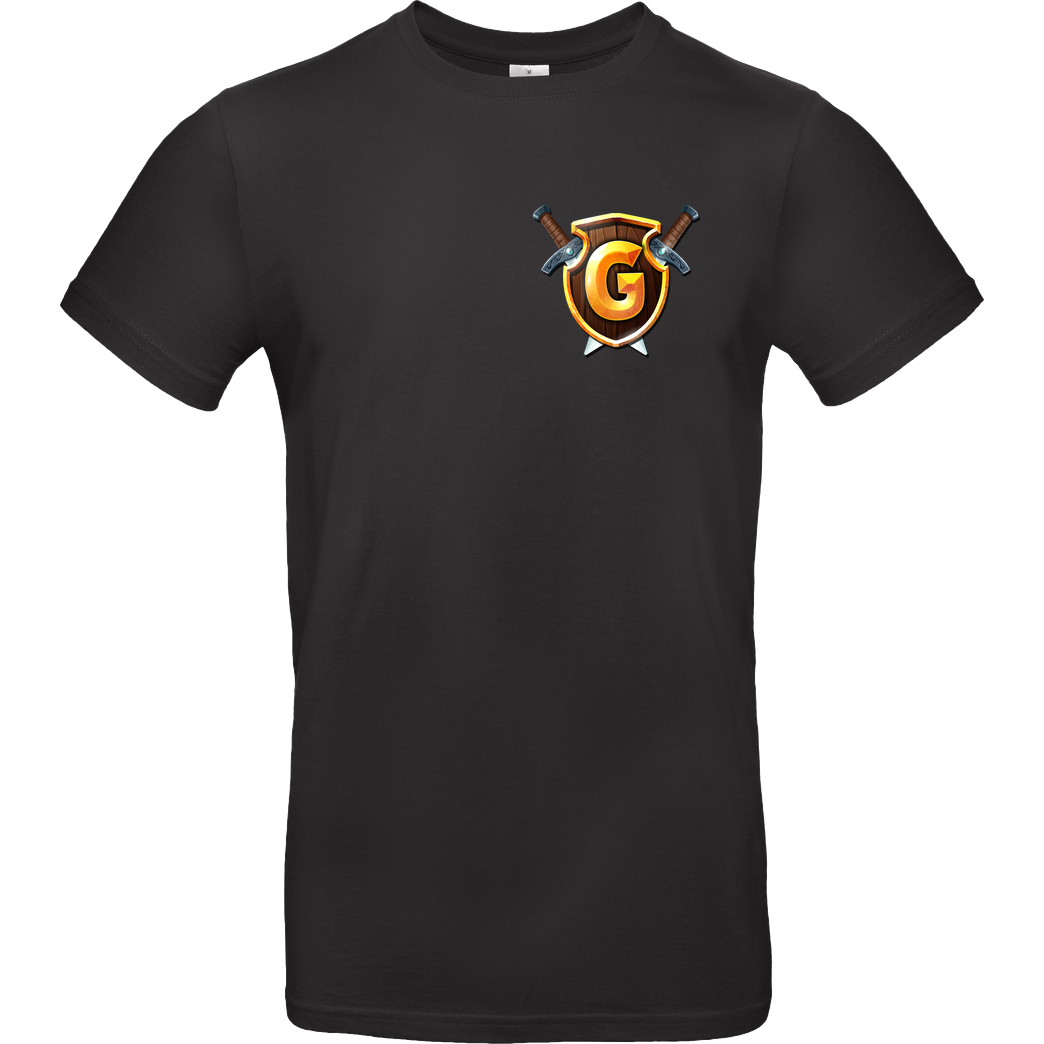 GommeHD GommeHD - Wappen klein T-Shirt B&C EXACT 190 - Black