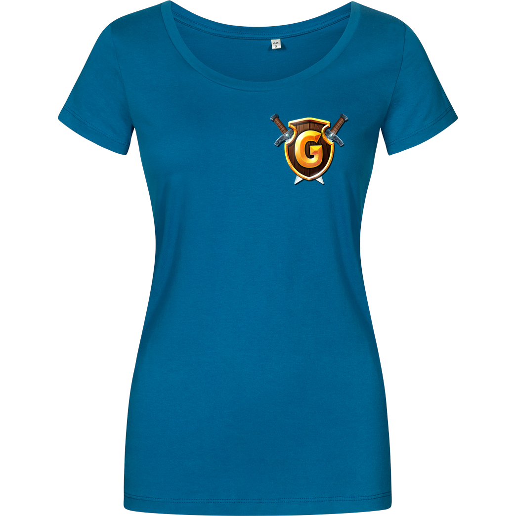GommeHD GommeHD - Wappen klein T-Shirt Girlshirt petrol