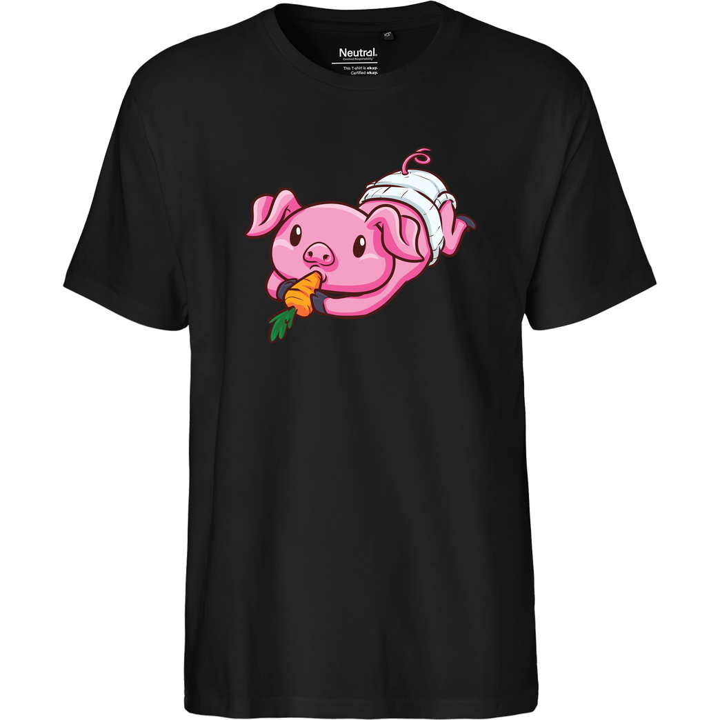 Isy Isy - Baby Schinken T-Shirt Fairtrade T-Shirt - black
