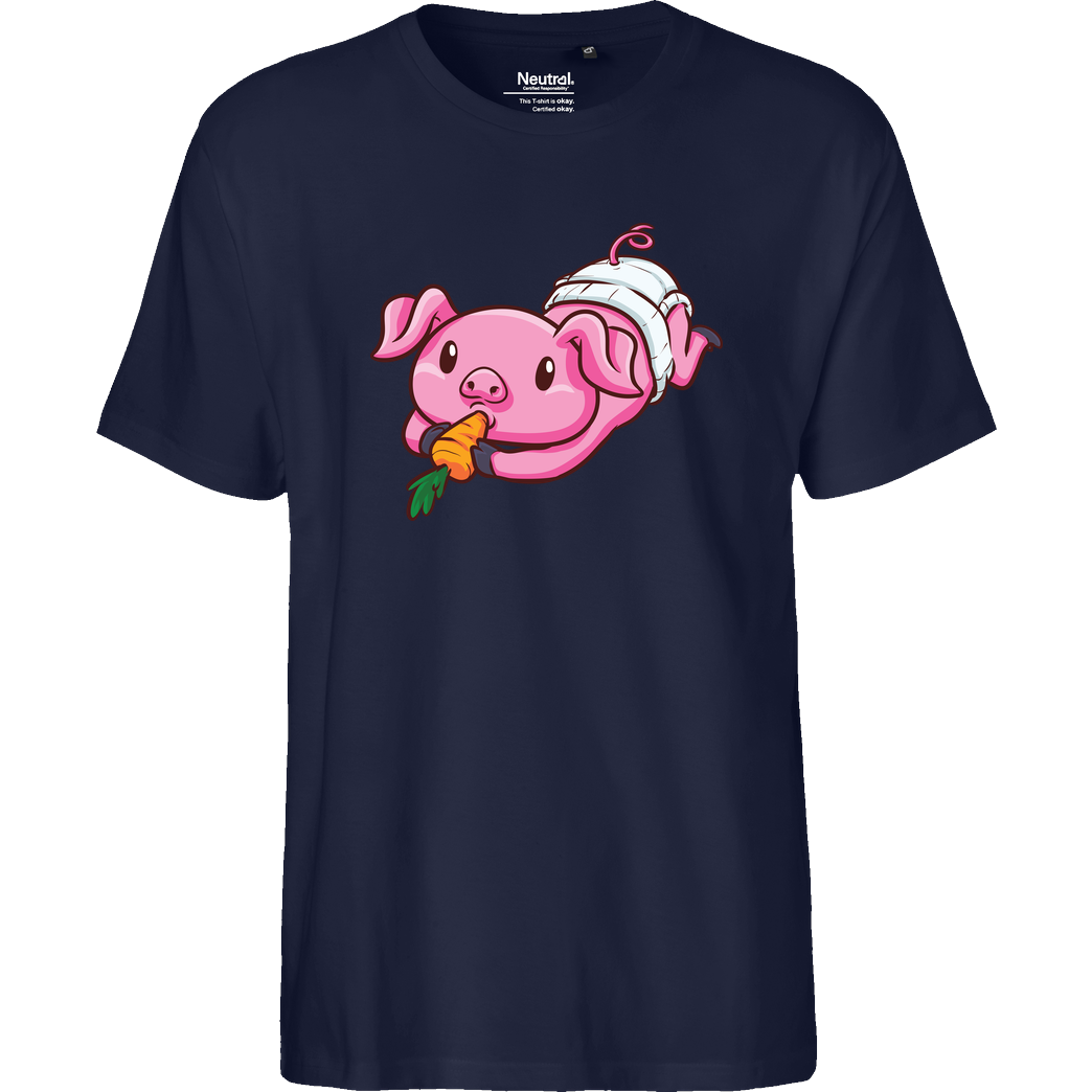Isy Isy - Baby Schinken T-Shirt Fairtrade T-Shirt - navy