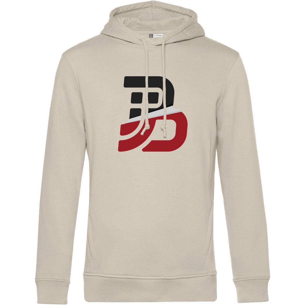 JJB JJB - Colored Logo Sweatshirt B&C HOODED INSPIRE - Off-White