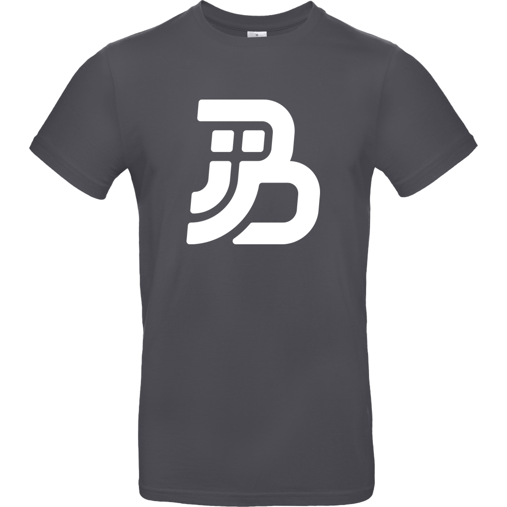 JJB JJB - Plain Logo T-Shirt B&C EXACT 190 - Dark Grey