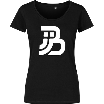 JJB - Plain Logo Girlshirt schwarz