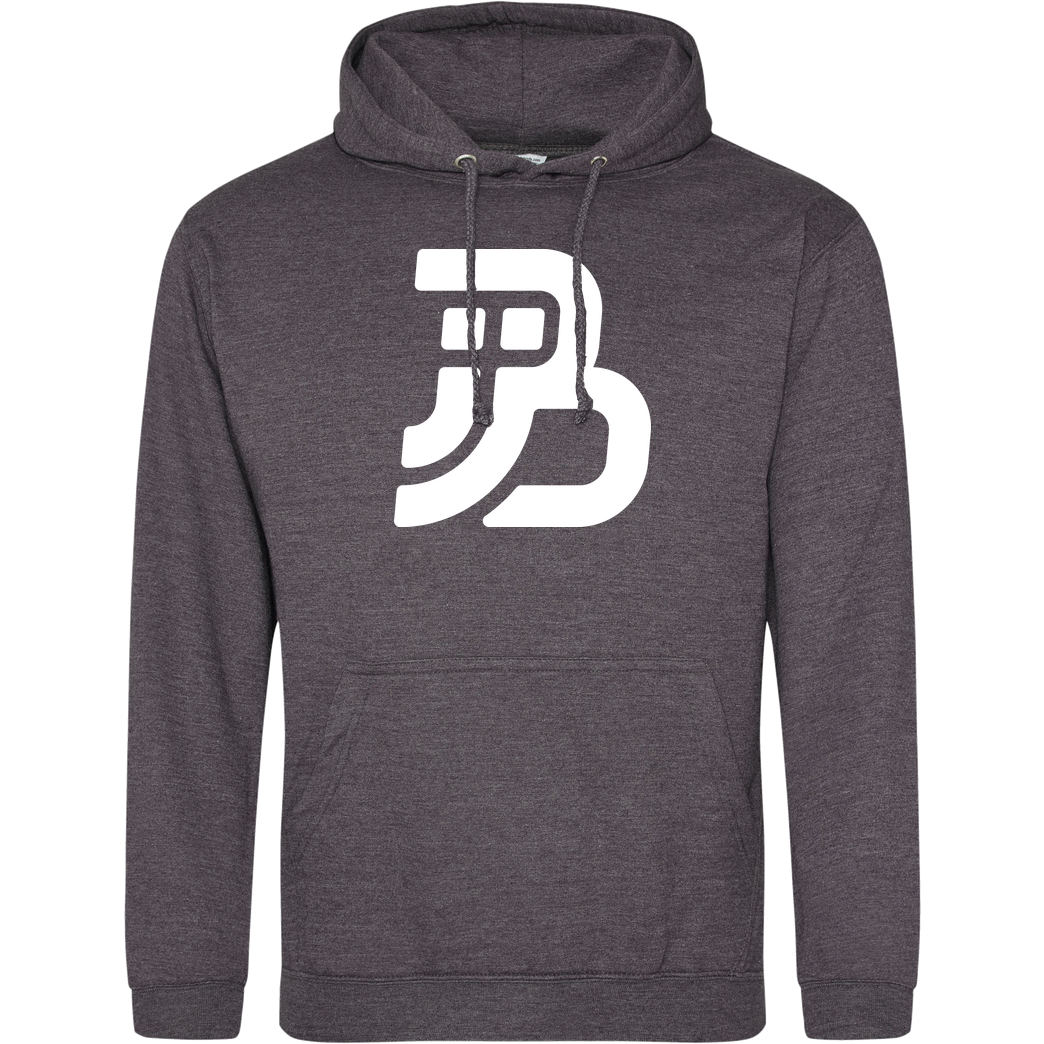 JJB JJB - Plain Logo Sweatshirt JH Hoodie - Dark heather grey