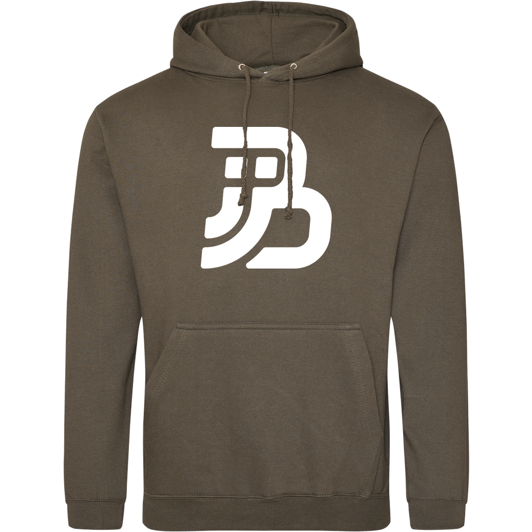 JJB JJB - Plain Logo Sweatshirt JH Hoodie - Khaki
