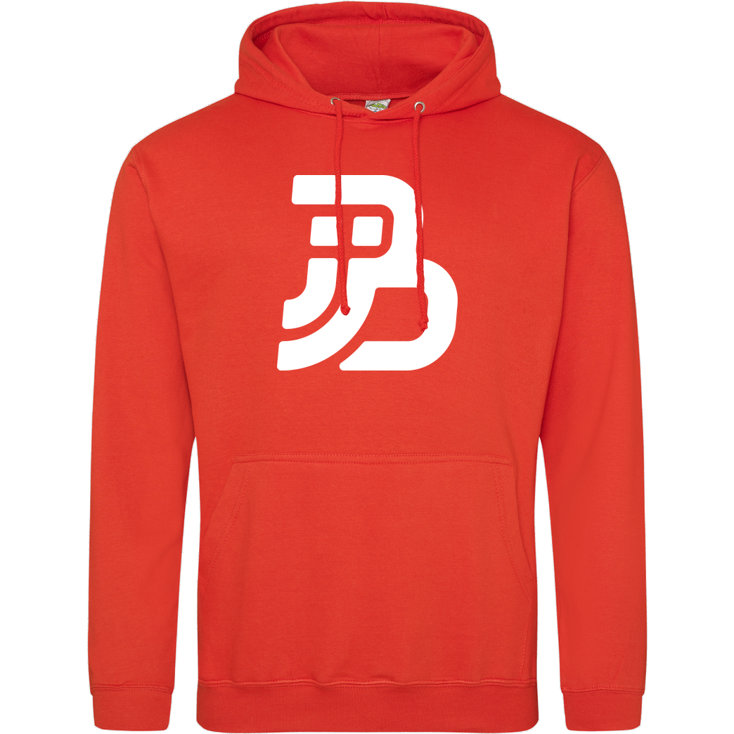 JJB JJB - Plain Logo Sweatshirt JH Hoodie - Orange
