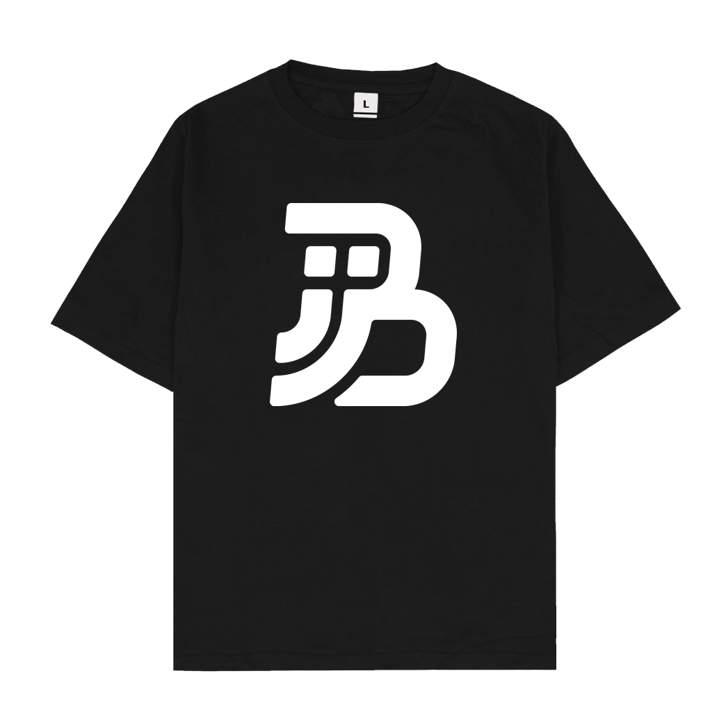 JJB JJB - Plain Logo T-Shirt Oversize T-Shirt - Black