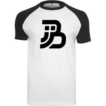 JJB - Plain Logo Raglan Tee white