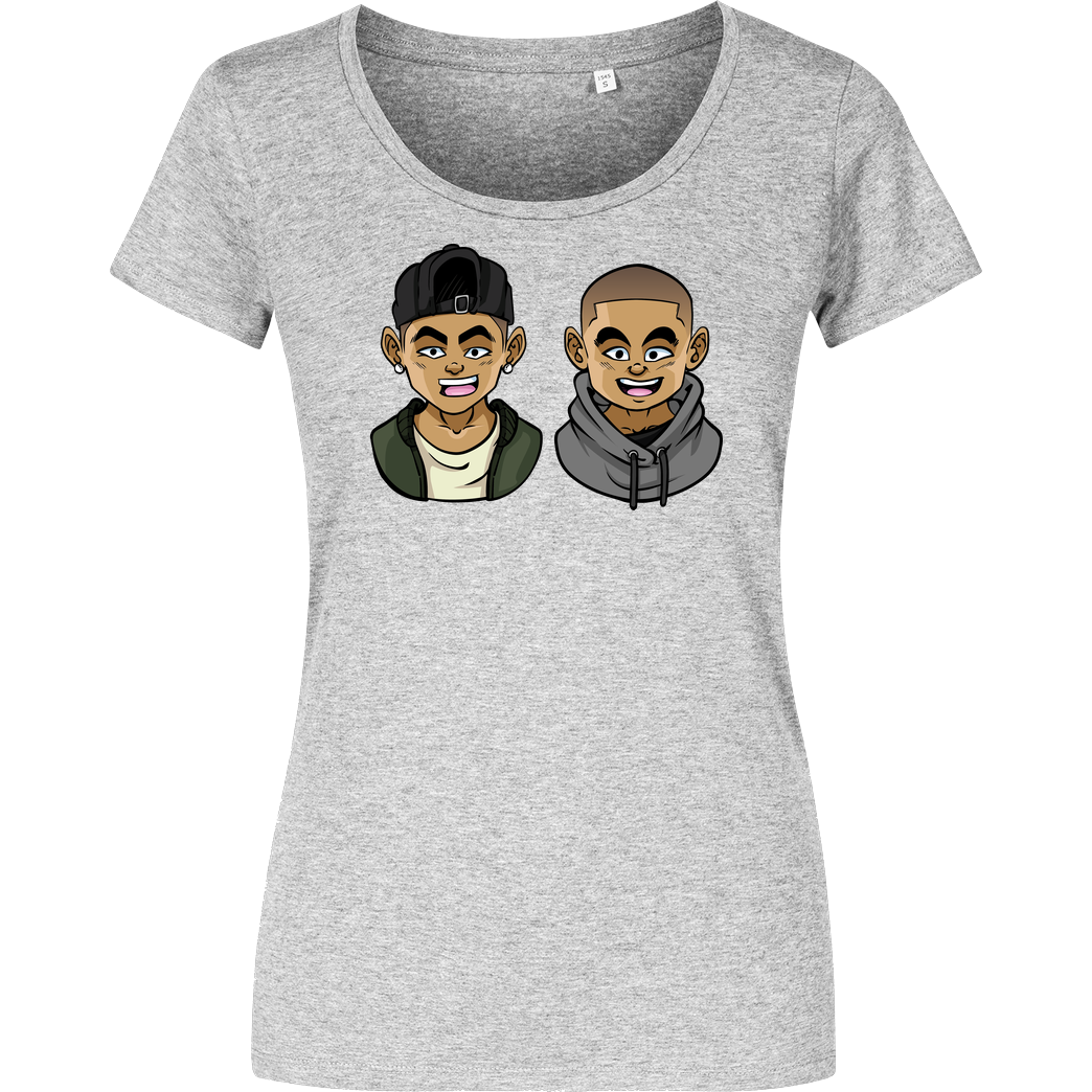 Kelvin und Marvin Kelvin und Marvin - Character T-Shirt Girlshirt heather grey