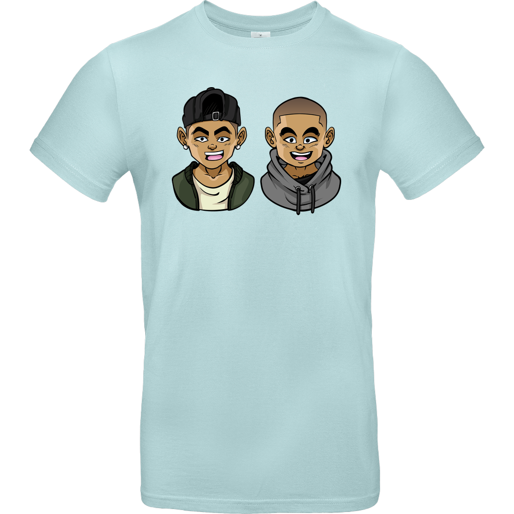 Kelvin und Marvin Kelvin und Marvin - Character T-Shirt B&C EXACT 190 - Mint
