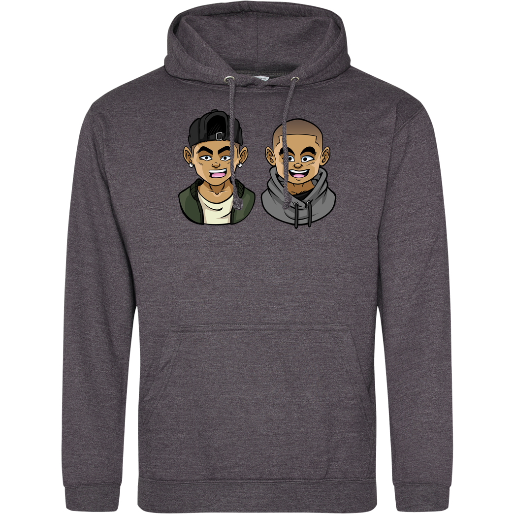 Kelvin und Marvin Kelvin und Marvin - Character Sweatshirt JH Hoodie - Dark heather grey