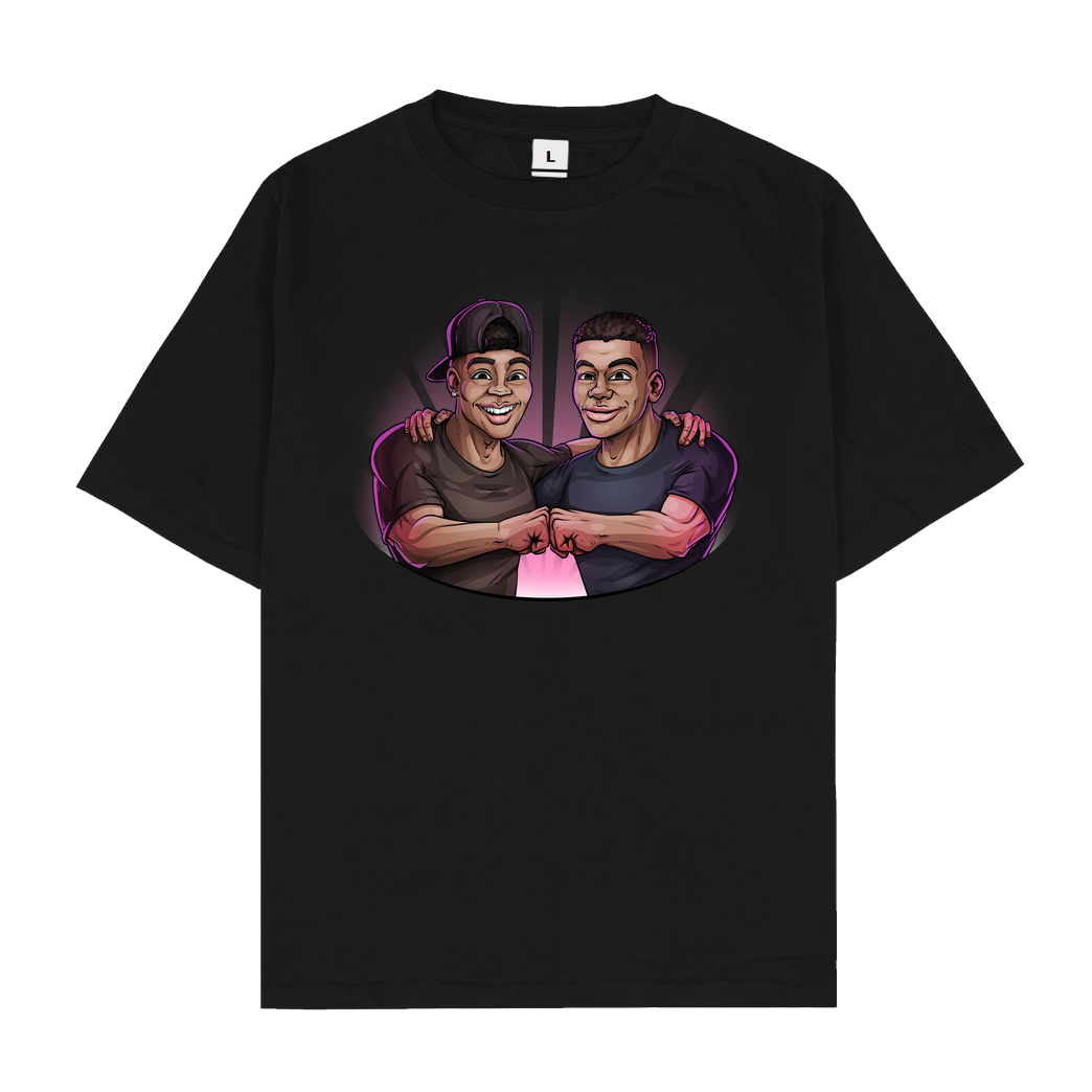 Kelvin und Marvin Kelvin und Marvin - Characters 2.0 T-Shirt Oversize T-Shirt - Black