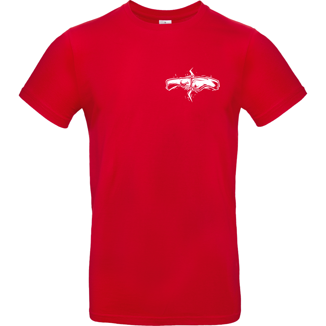 Kelvin und Marvin Kelvin und Marvin - Fäuste T-Shirt B&C EXACT 190 - Red