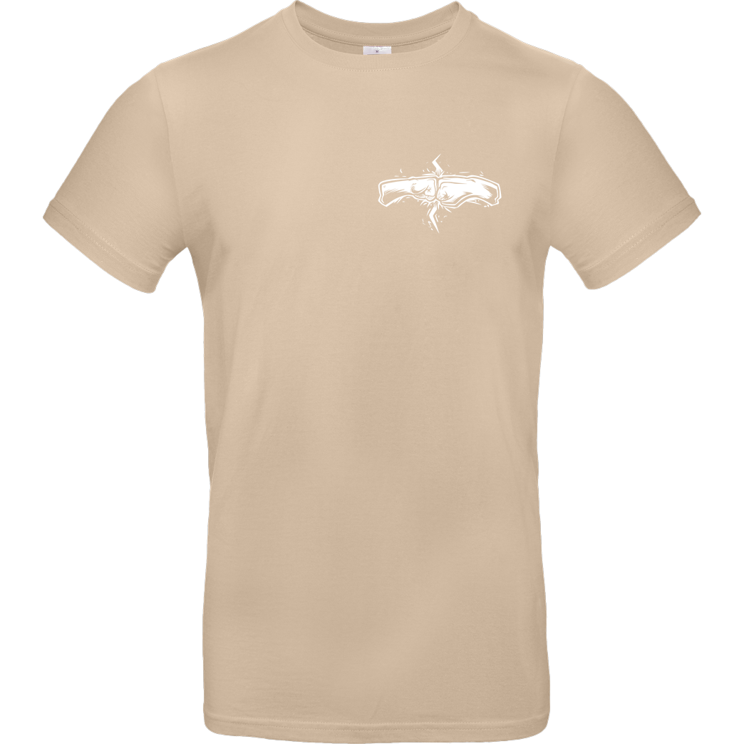 Kelvin und Marvin Kelvin und Marvin - Fäuste T-Shirt B&C EXACT 190 - Sand