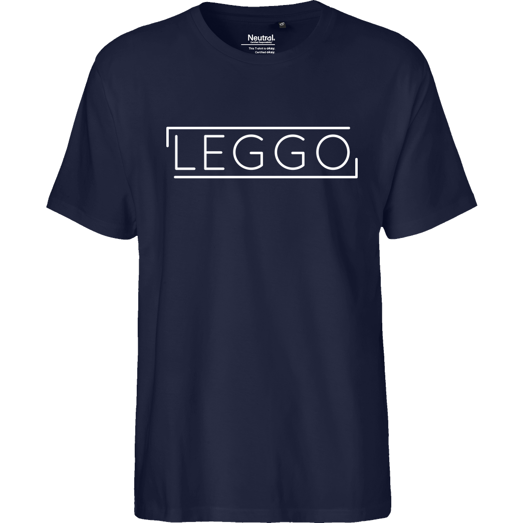 Kelvin und Marvin Kelvin und Marvin - Leggo T-Shirt Fairtrade T-Shirt - navy