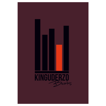 KingUderzo - Beats Art Print burgundy
