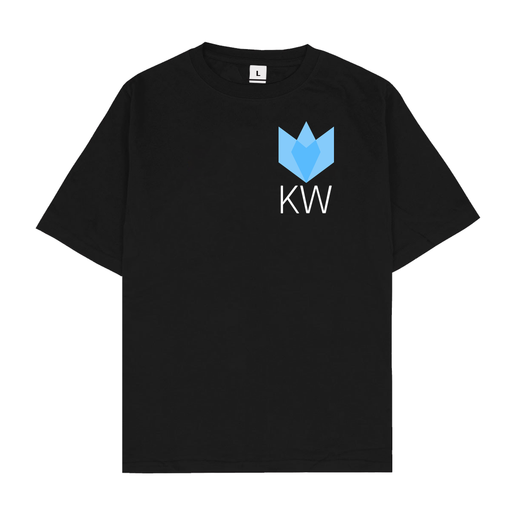 KLAERWERK Community Klaerwerk Community - KW T-Shirt Oversize T-Shirt - Black