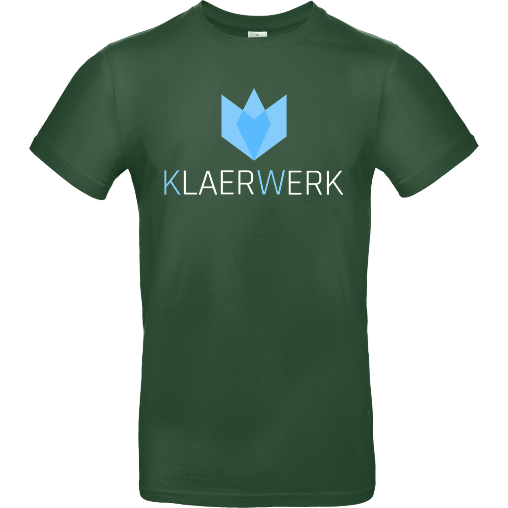 KLAERWERK Community Klaerwerk Community - Logo T-Shirt B&C EXACT 190 -  Bottle Green