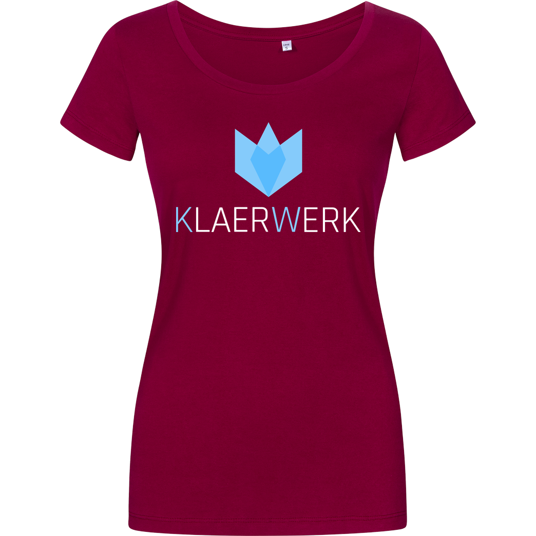 KLAERWERK Community Klaerwerk Community - Logo T-Shirt Girlshirt berry